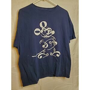 Unique Musical Symbol Mickey Graphic Tee Shirt